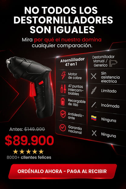 Juego Herramienta Luz Led
