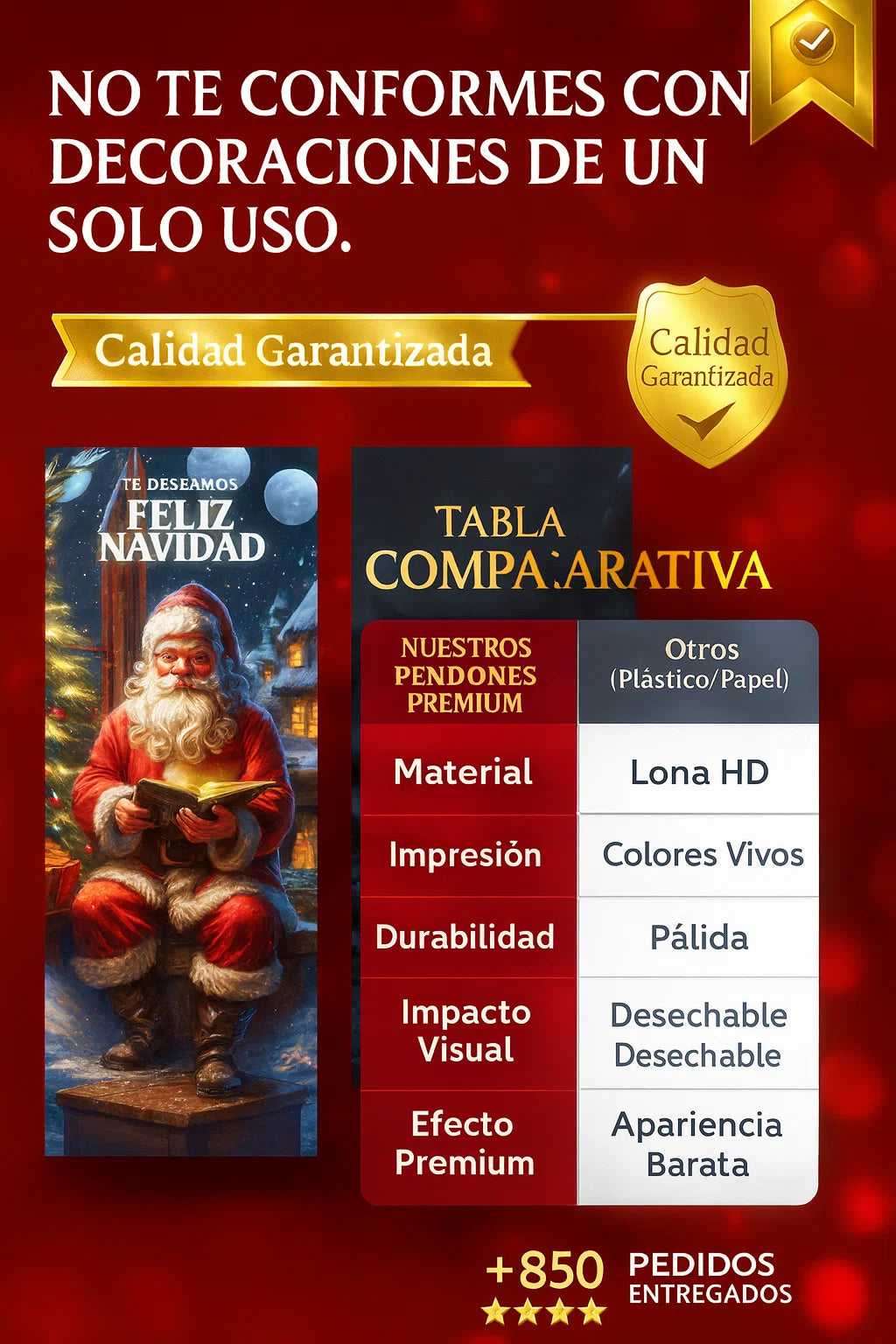 FORRO FUNDA PARA PUERTA NAVIDEÑA