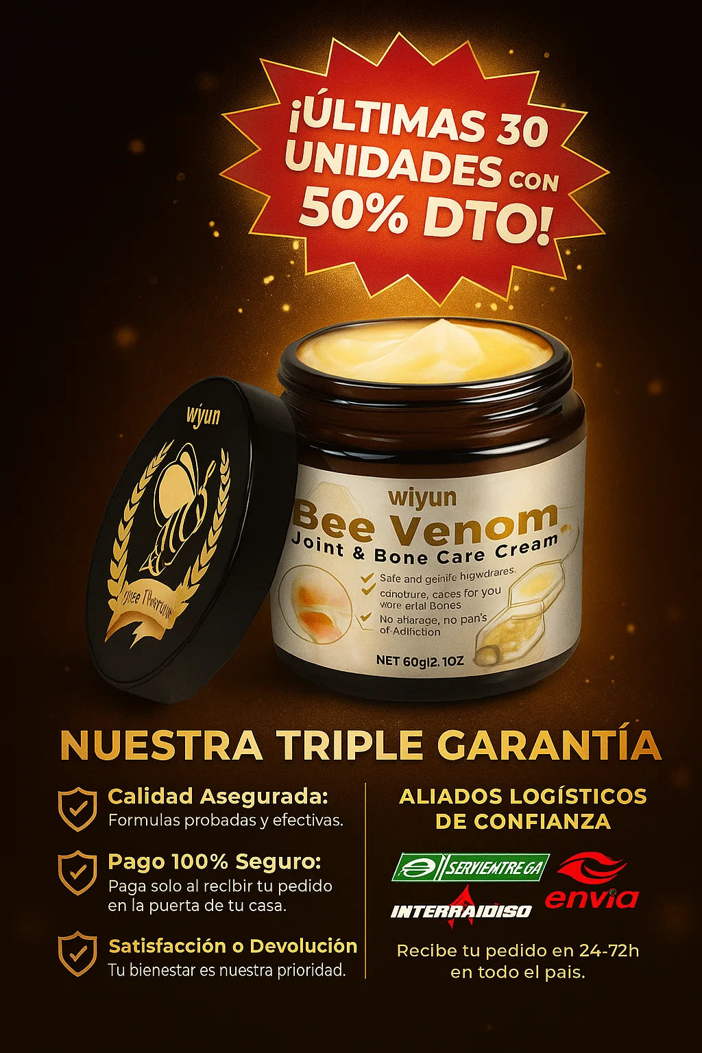 Bee Venom Crema Veneno De Abeja ®